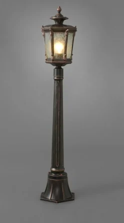 Sklep Kaja Dekoracyjna lampa ogrodowa, latarnia retro 4694 AMUR | Kaja* Lampy Ogrodowe Stojące