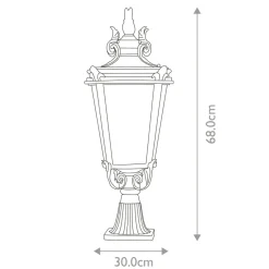Sklep Kaja Dekoracyjna lampa ogrodowa, stojąca BT3-L z serii BALTIMORE* Lampy Ogrodowe Stojące