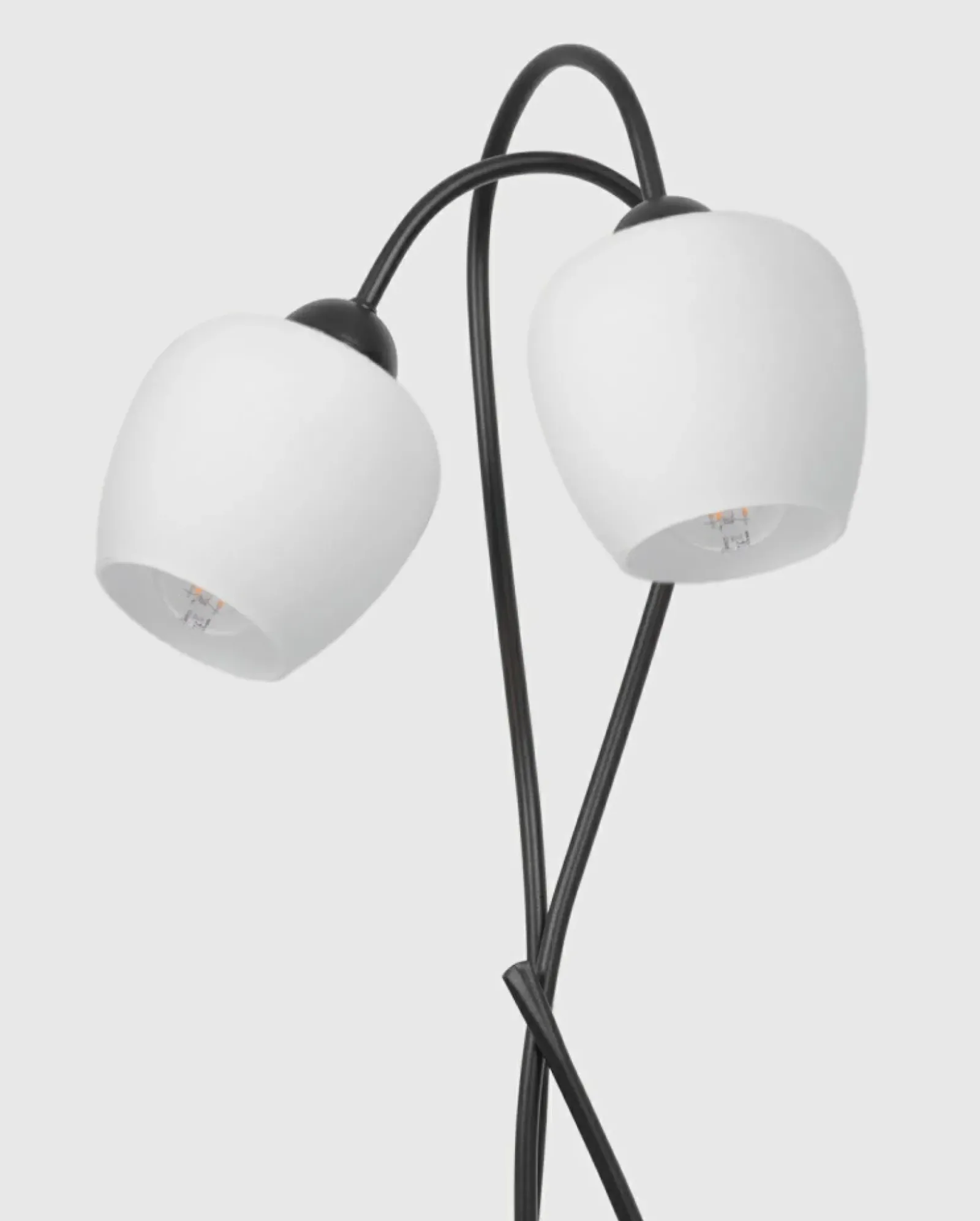 Sklep Kaja Dekoracyjna lampa podłogowa z białymi kloszami K-5188 z serii BELLA* Tradycyjne Lampy Podłogowe|Lampy Podłogowe