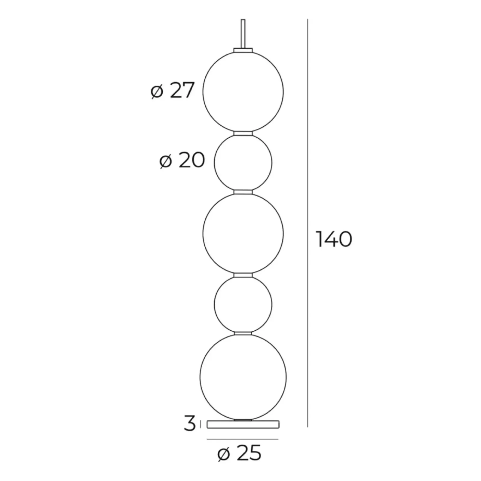 Sklep Kaja Dekoracyjna lampa podłogowa LED 140cm MX F0058 TAMA | Kaja* Lampy Led