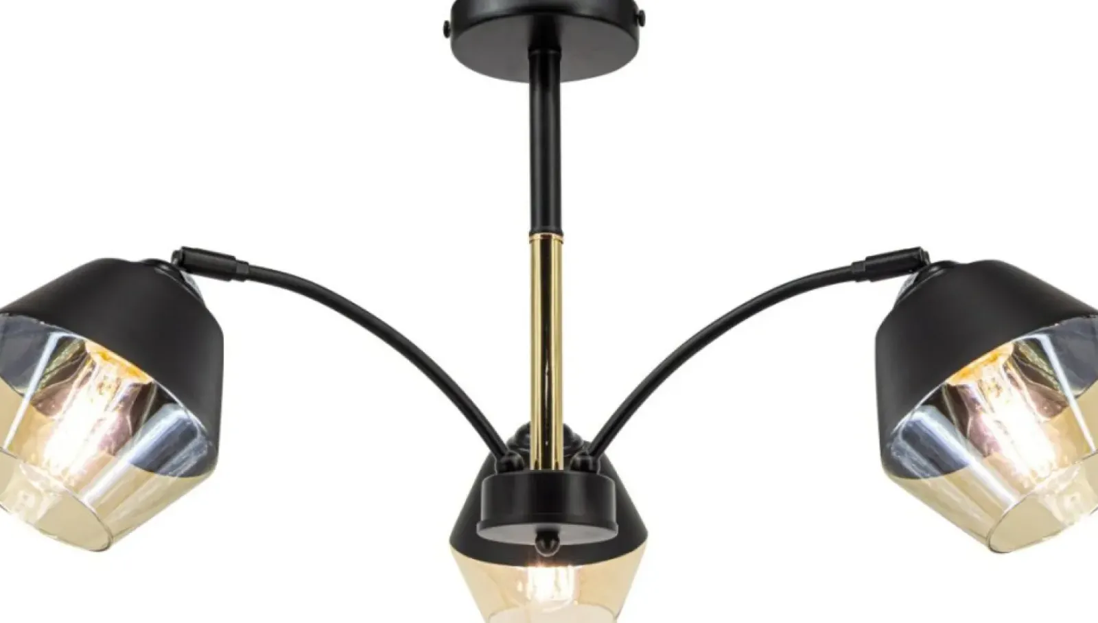 Sklep Kaja Dekoracyjna lampa sufitowa z kloszami 2202/3 BL TR z serii NEWADA Shop