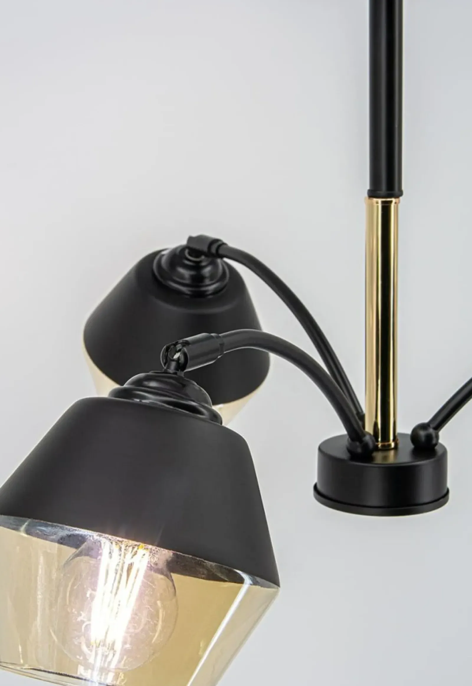 Sklep Kaja Dekoracyjna lampa sufitowa z kloszami 2202/3 BL TR z serii NEWADA Shop