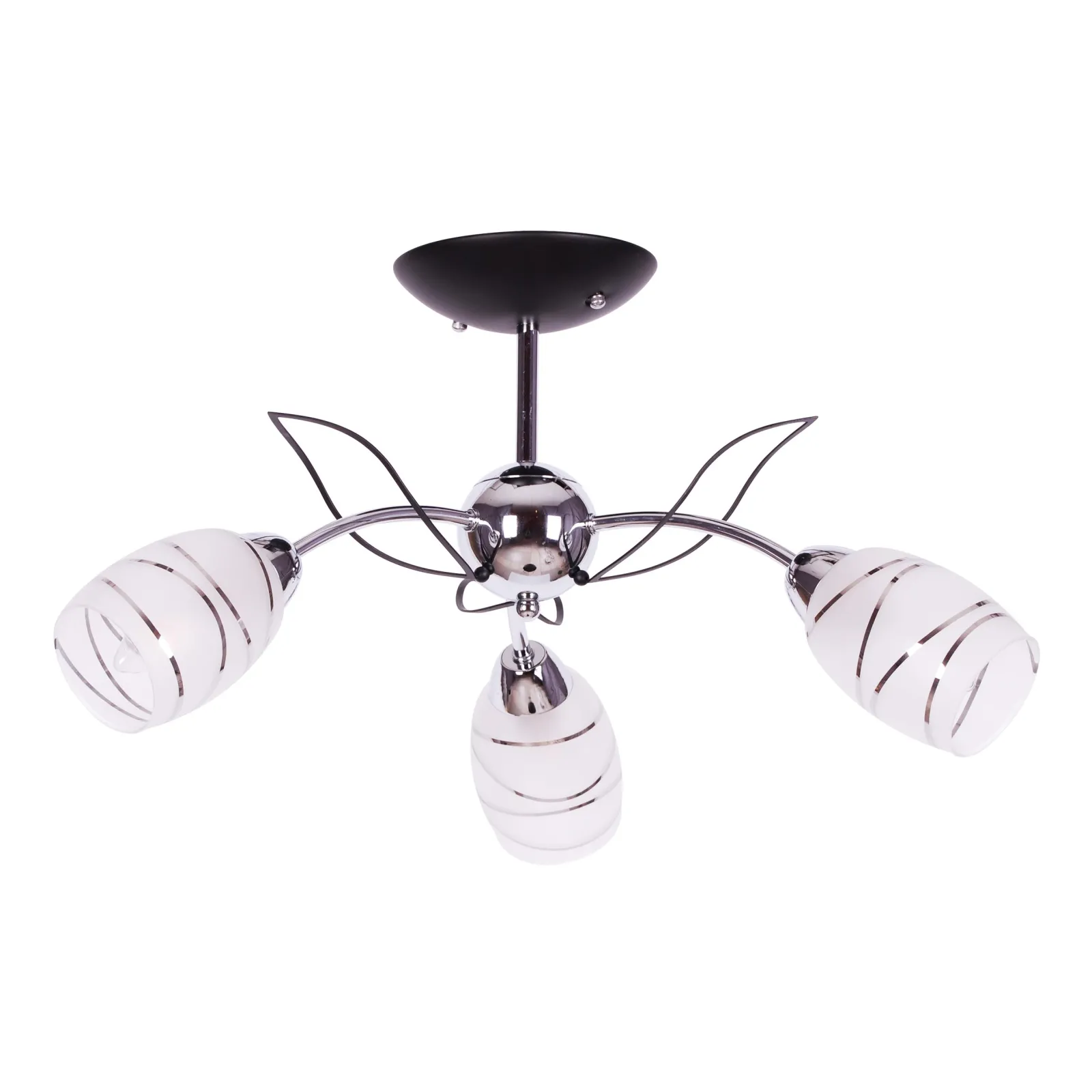 Sklep Kaja Dekoracyjna lampa sufitowa K-JSL-6093/3 CHR XENA | Kaja Oświetlenie* Randole Tradycyjne|Żyrandole Tradycyjne - Retro