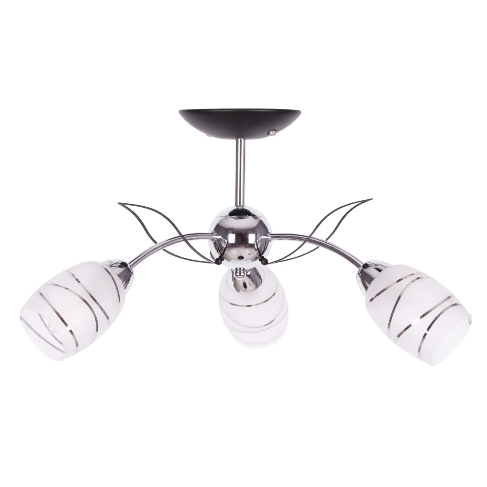 Sklep Kaja Dekoracyjna lampa sufitowa K-JSL-6093/3 CHR XENA | Kaja Oświetlenie* Randole Tradycyjne|Żyrandole Tradycyjne - Retro