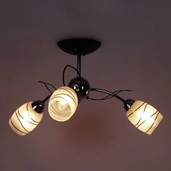 Sklep Kaja Dekoracyjna lampa sufitowa K-JSL-6093/3 CHR XENA | Kaja Oświetlenie* Randole Tradycyjne|Żyrandole Tradycyjne - Retro