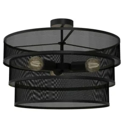 Sklep Kaja Dekoracyjna lampa sufitowa z trzema abażurami LX 3154 z serii GLUM czarny Outlet