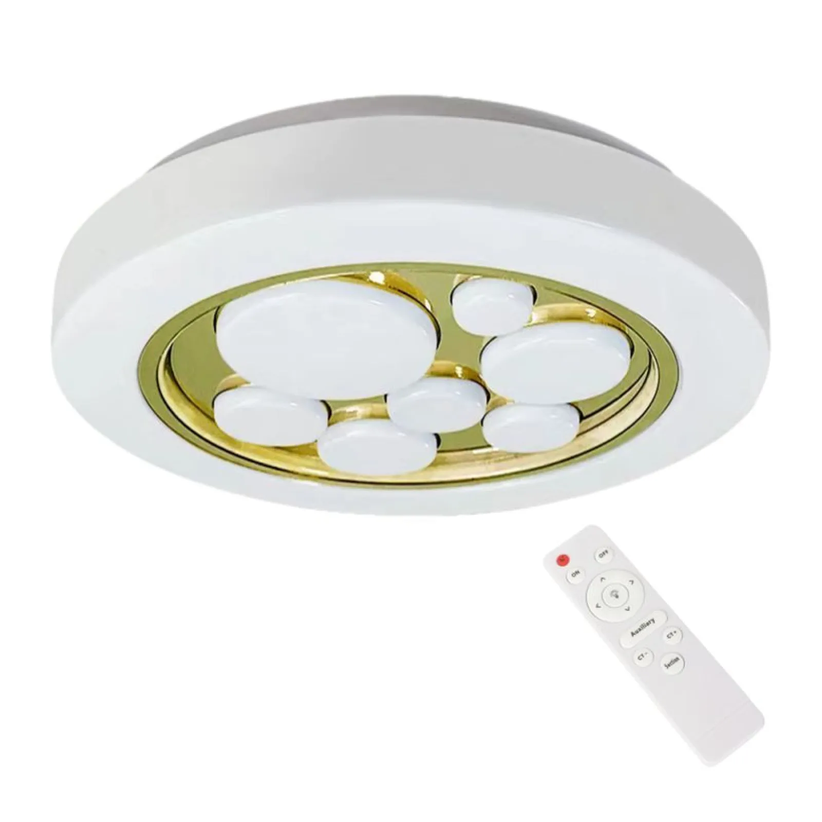Sklep Kaja Dekoracyjna lampa sufitowa LED z pilotem ML8128 BUBBLES | Kaja* Plafony Klasyczne|Plafony Nowoczesne