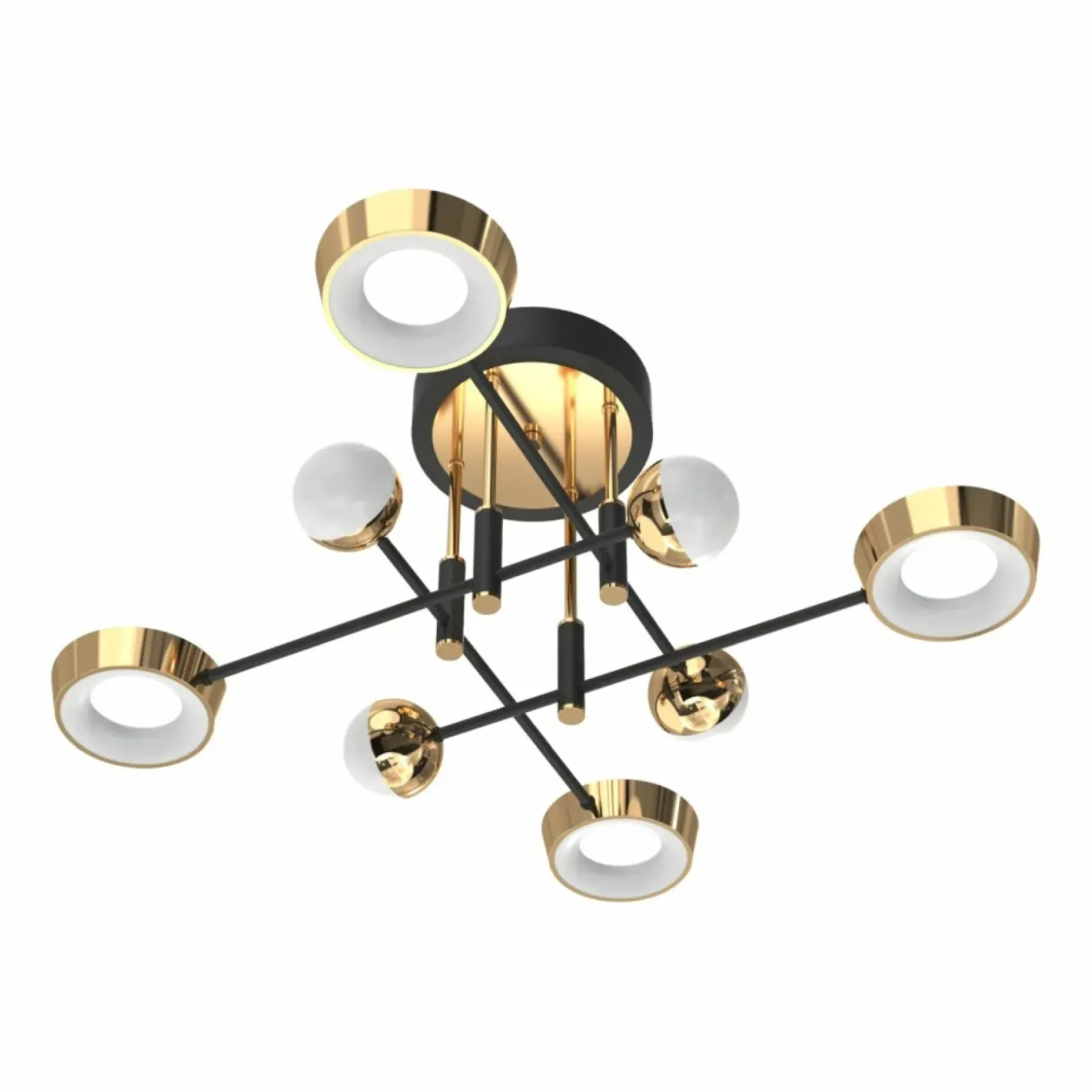 Sklep Kaja Dekoracyjna lampa sufitowa LED do salonu MX7170-8-3BGT LARA | Kaja* Lampy Led|Plafony Nowoczesne