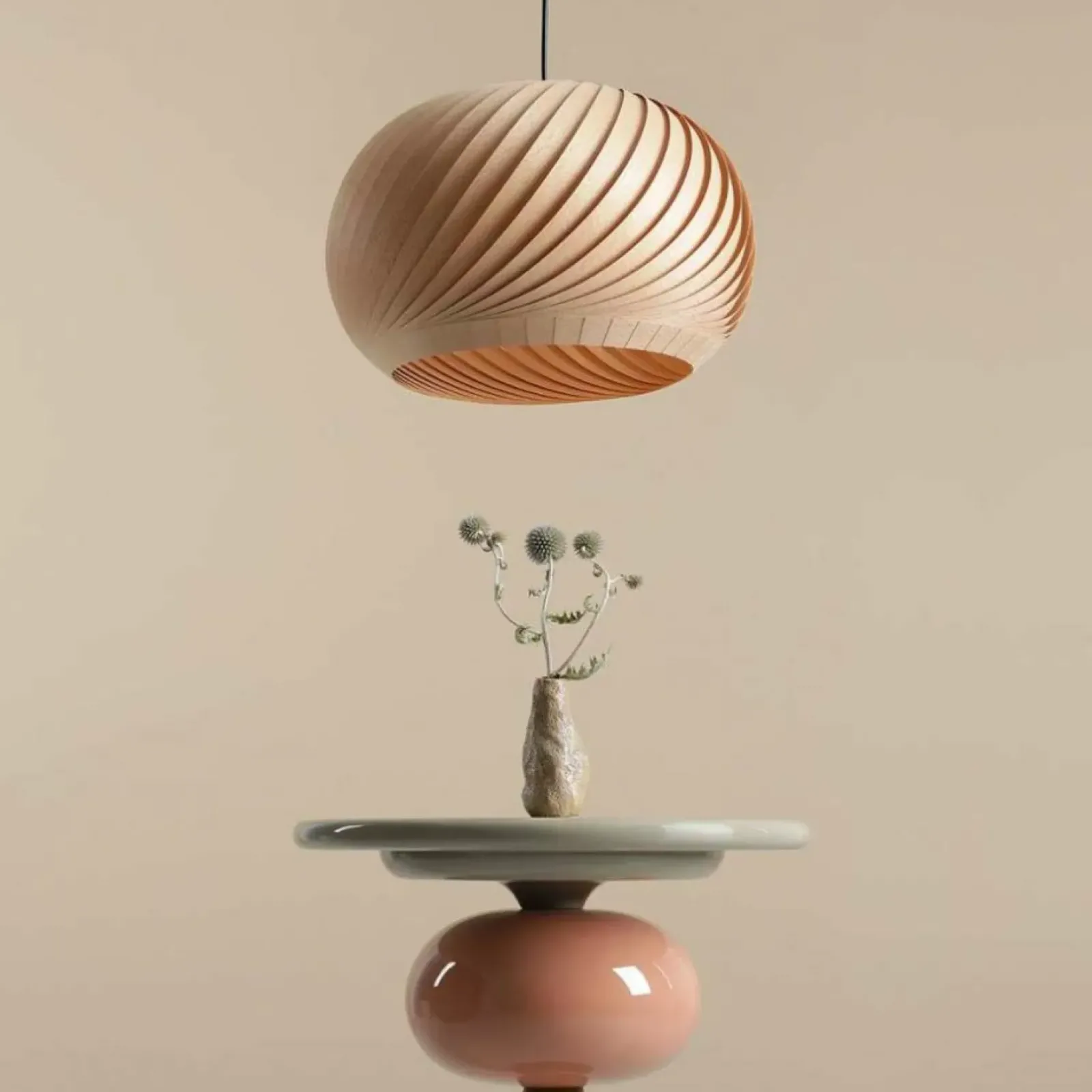 Sklep Kaja Dekoracyjna lampa wisząca na regulowanym zwisie 1110G_XL NATURE Zadzwońporabattel.783200183(8-16)/mailsklep@kaja.com.pl New