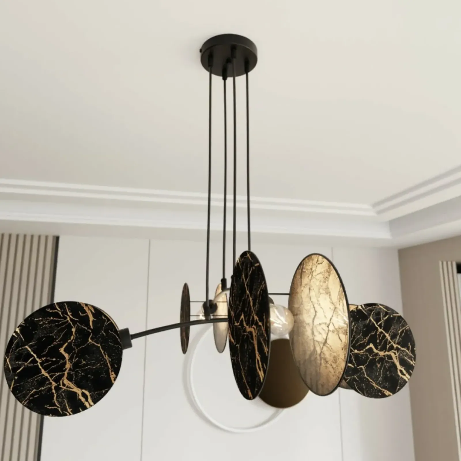 Sklep Kaja Dekoracyjna lampa wisząca do salonu 1327/4 MOTIF | Kaja Oświetlenie Best Sale