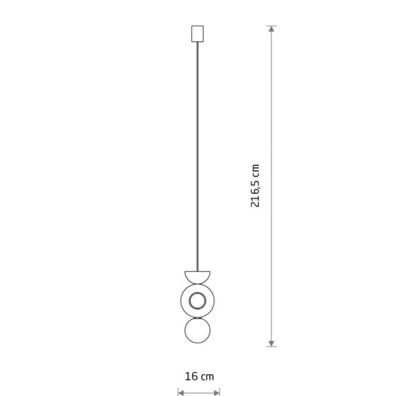 Sklep Kaja Dekoracyjna lampa wisząca z kloszem 11174 DROPS | Kaja Oświetlenie Flash Sale