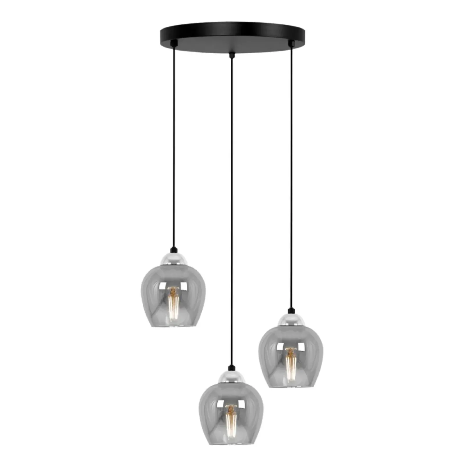 Sklep Kaja Dekoracyjna lampa wisząca z kloszami, chrom K-5611 z serii NIRA Flash Sale