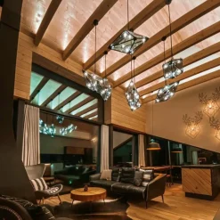Sklep Kaja Dekoracyjna lampa wisząca LP-055/1P BK KONSTELACJA | Kaja Oświetlenie Discount