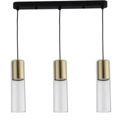 Sklep Kaja Dekoracyjna lampa wisząca nad stół LP-232/3L GD z serii MANACOR | Kaja Shop