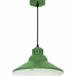 Sklep Kaja Dekoracyjna lampa wisząca w kolorze zielonym LX 7487 WORKS | Kaja New