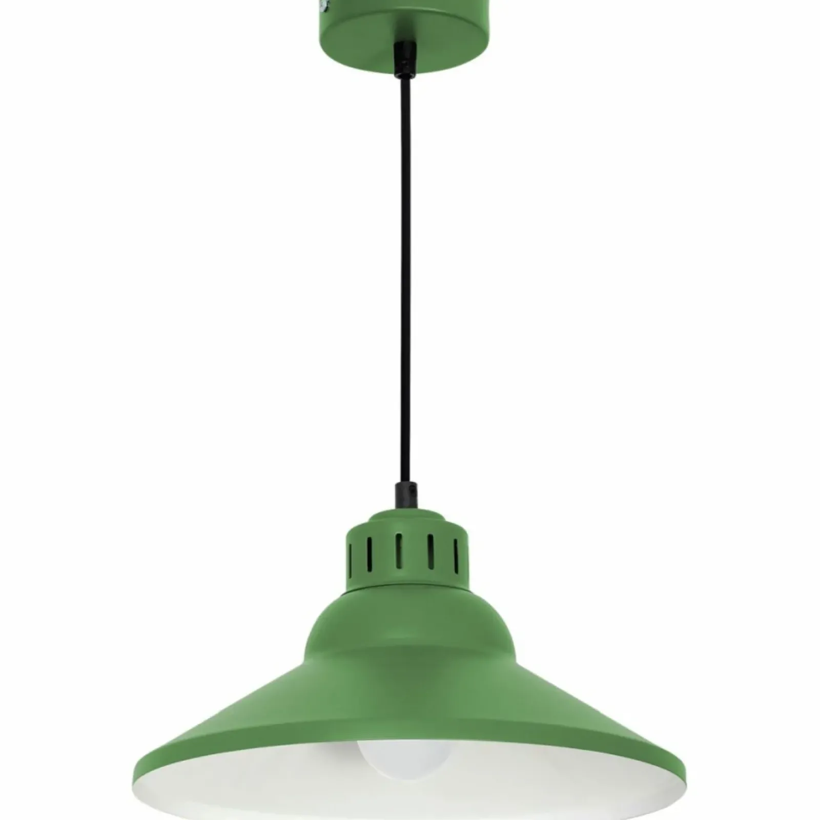 Sklep Kaja Dekoracyjna lampa wisząca w kolorze zielonym LX 7487 WORKS | Kaja New