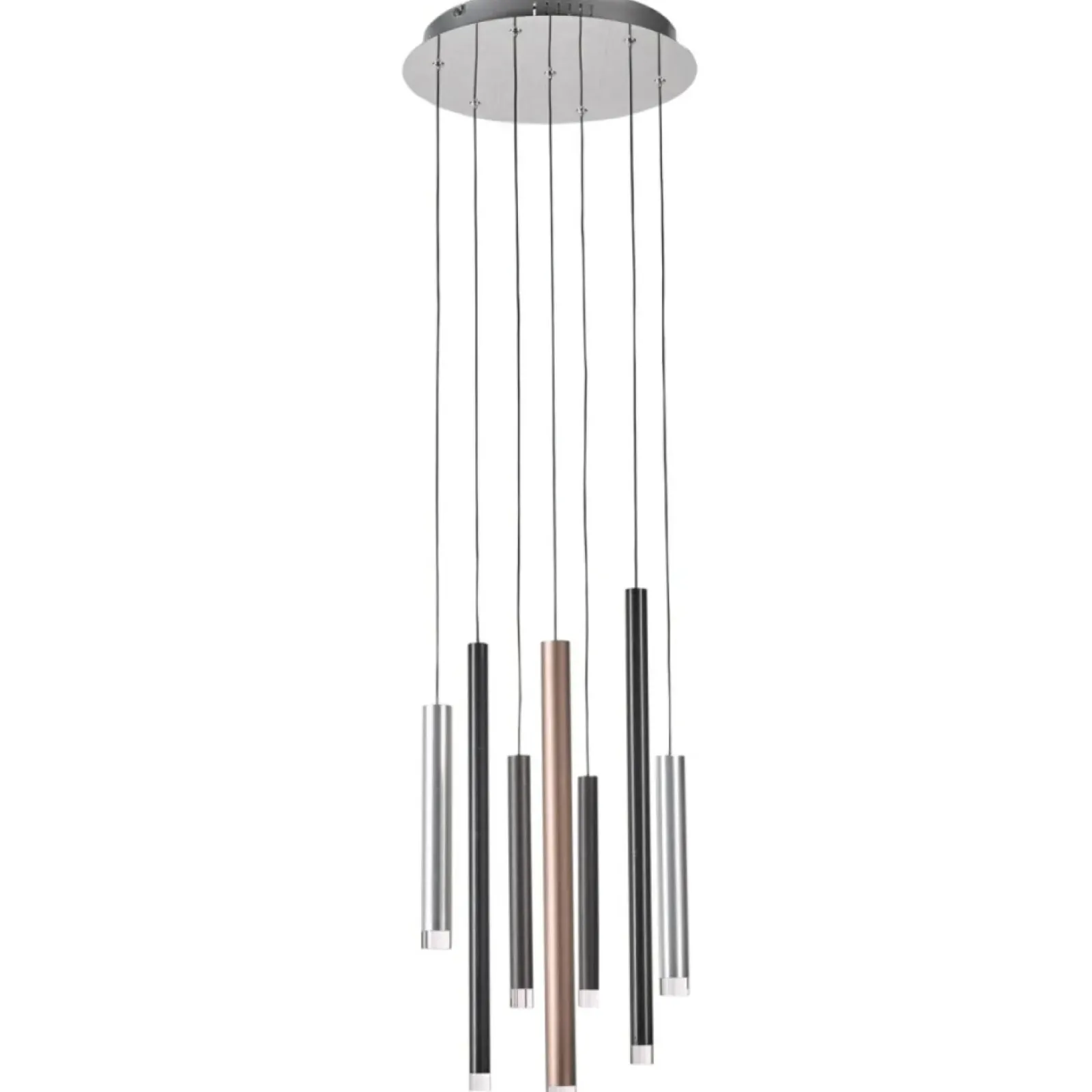 Sklep Kaja Dekoracyjna lampa wisząca z tubami MD17077-7A REYNA | Kaja Oświetlenie Shop