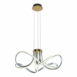 Sklep Kaja Dekoracyjna lampa wisząca LED do salonu MD5520-4-3BGBDT ABRO | Kaja Store