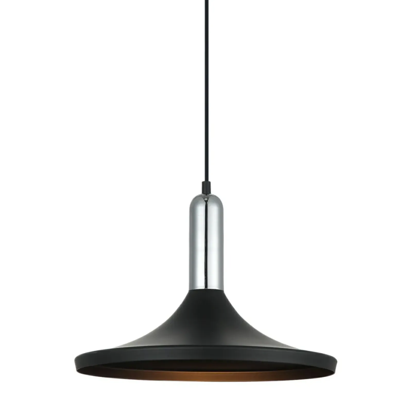 Sklep Kaja Dekoracyjna lampa wisząca MDM-3027/1 BK+CR LUSTY | Kaja Oświetlenie czarny Clearance