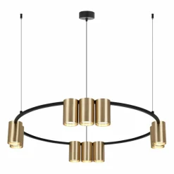 Sklep Kaja Dekoracyjna lampa wisząca na bazie koła ML0375 (KOŁO) GENESIS | Kaja Outlet
