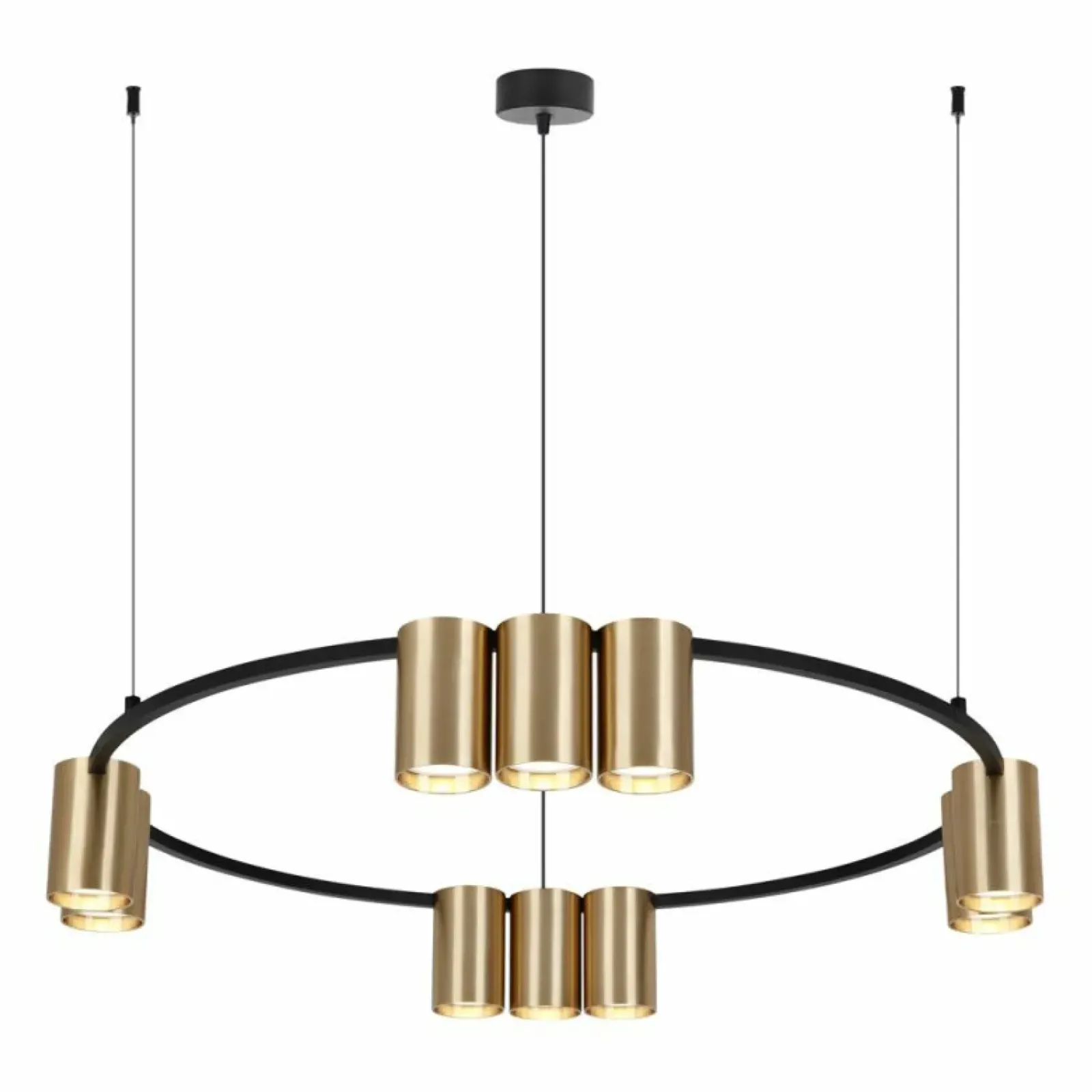 Sklep Kaja Dekoracyjna lampa wisząca na bazie koła ML0375 (KOŁO) GENESIS | Kaja Outlet