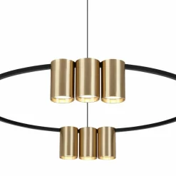 Sklep Kaja Dekoracyjna lampa wisząca na bazie koła ML0375 (KOŁO) GENESIS | Kaja Outlet