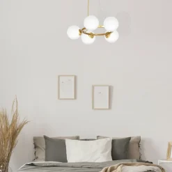 Sklep Kaja Dekoracyjna lampa wisząca z pięcioma kloszami MLP5577 z serii VIENNA | Kaja Oświ Best Sale