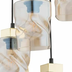 Sklep Kaja Dekoracyjna lampa wisząca O2965 W4 CZA ZL MERU | Kaja Oświetlenie Cheap