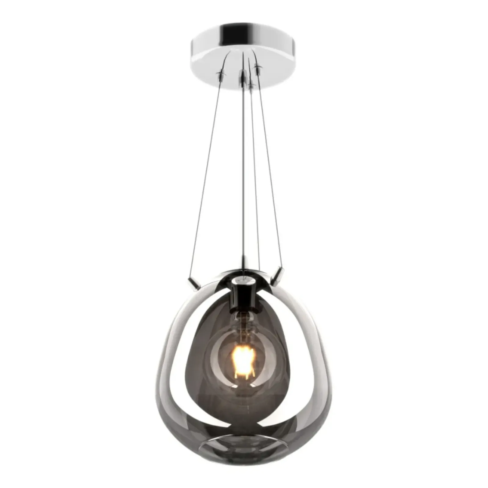 Sklep Kaja Dekoracyjna lampa wisząca do jadalni P19066B-D25 MOON | Kaja Clearance