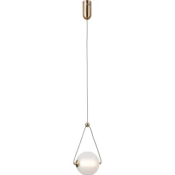 Sklep Kaja Dekoracyjna lampa wisząca, LED PND-34361-S-HBR-OPAL z serii RASTIA Discount