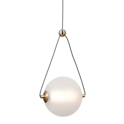 Sklep Kaja Dekoracyjna lampa wisząca, LED PND-34361-S-HBR-OPAL z serii RASTIA Discount