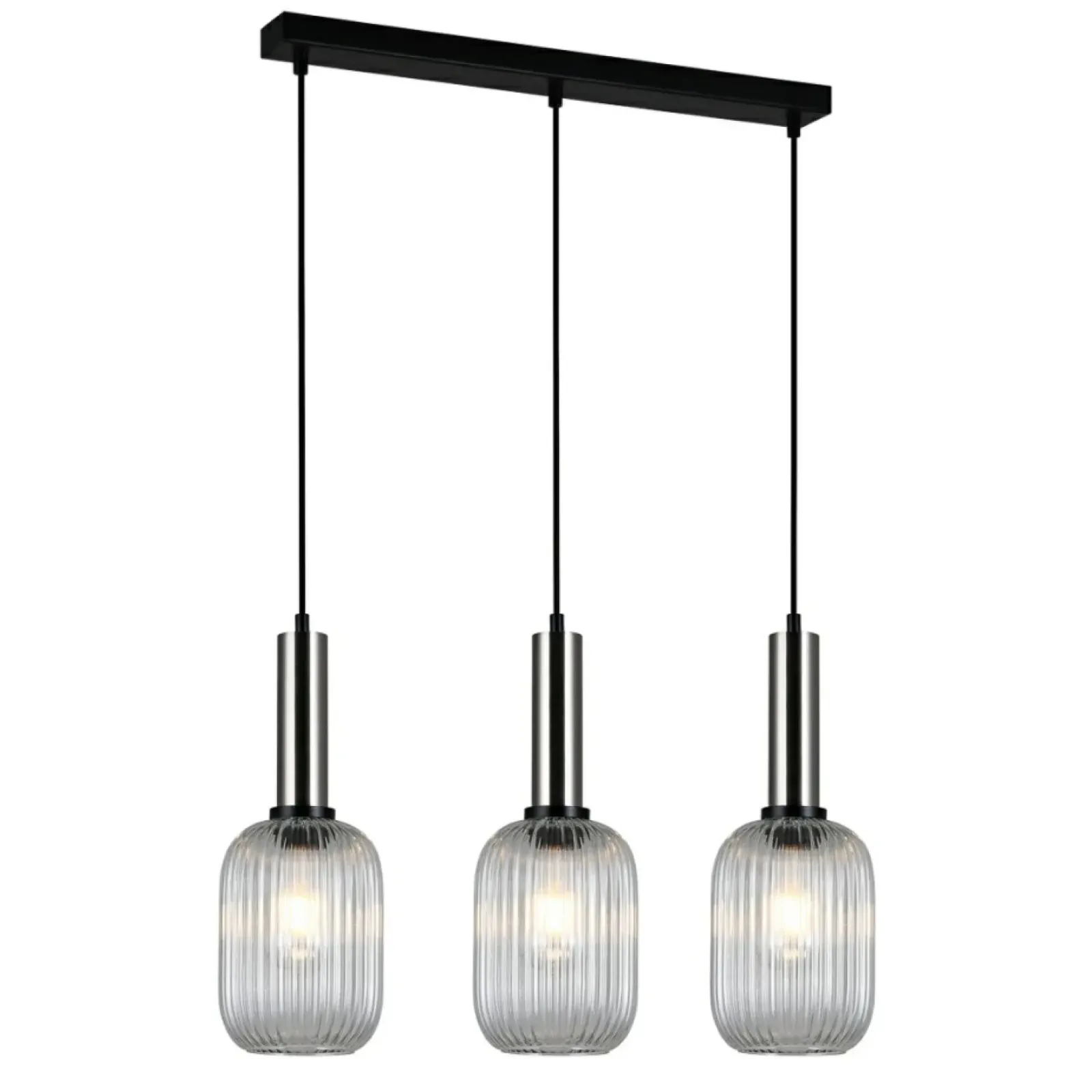 Sklep Kaja Dekoracyjna lampa wisząca PND-5588-3M-SC+CL ANTIOLA | Kaja Oświetlenie Discount