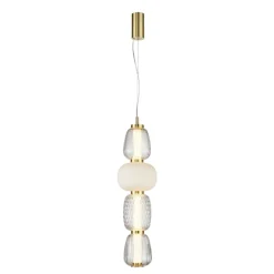 Sklep Kaja Dekoracyjna lampa wisząca LED do sypialni PND-98374-32W-GD ERIS | Kaja Cheap