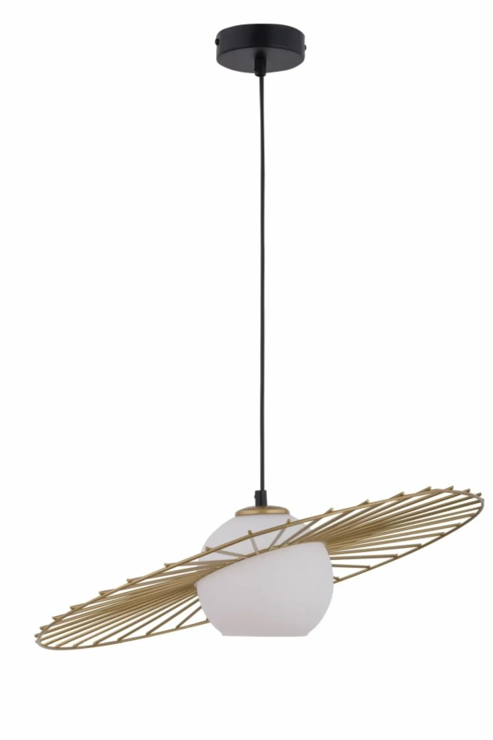 Sklep Kaja Dekoracyjna lampa wisząca ze złotym dodatkiem SIG 32037 z serii SOL Best