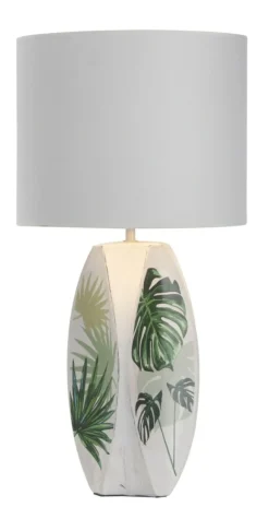 Sklep Kaja Dekoracyjna lampka nocna, monstera 41-79978 PALMA | Kaja Oświetlenie* Lampki Stołowe Z Abażurem