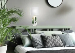 Sklep Kaja Dekoracyjna lampka nocna, monstera 41-79978 PALMA | Kaja Oświetlenie* Lampki Stołowe Z Abażurem