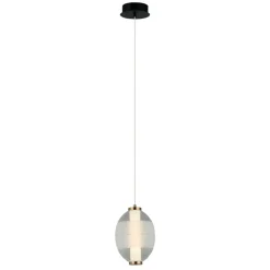 Sklep Kaja Dekoracyjna, ledowa lampa do sypialni PND-45372-1-WH-CL RINOT | Kaja Sale