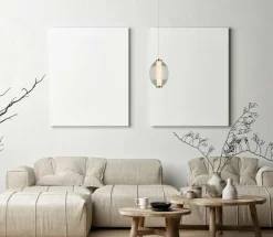 Sklep Kaja Dekoracyjna, ledowa lampa do sypialni PND-45372-1-WH-CL RINOT | Kaja Sale