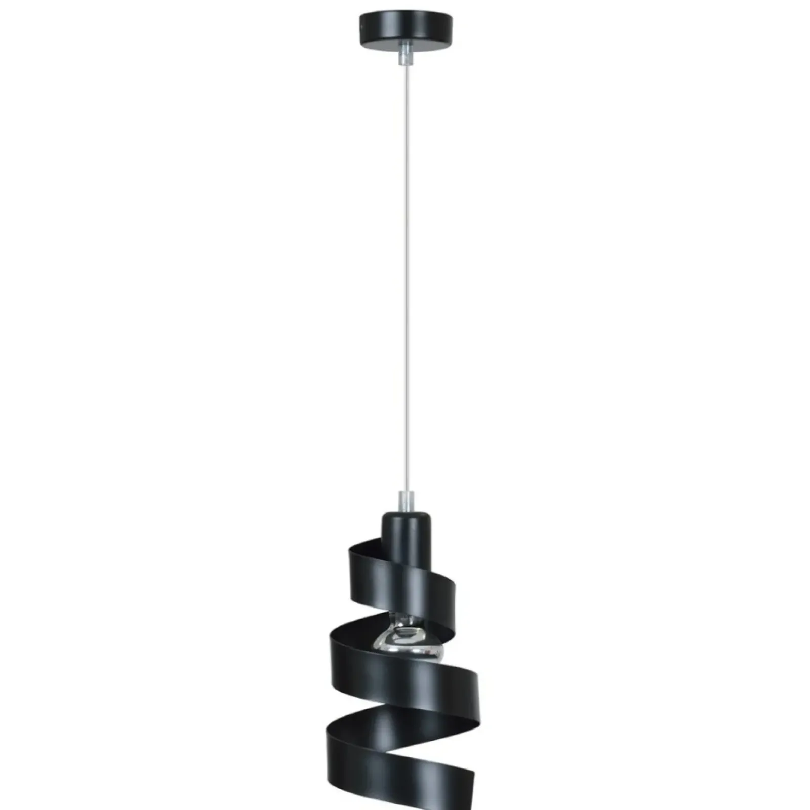 Sklep Kaja Dekoracyjna, loftowa lampa wisząca do kuchni 352/1 SAGA | Kaja czarny Flash Sale