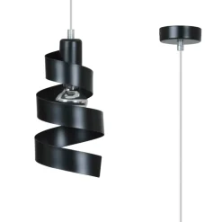 Sklep Kaja Dekoracyjna, loftowa lampa wisząca do kuchni 352/1 SAGA | Kaja czarny Flash Sale