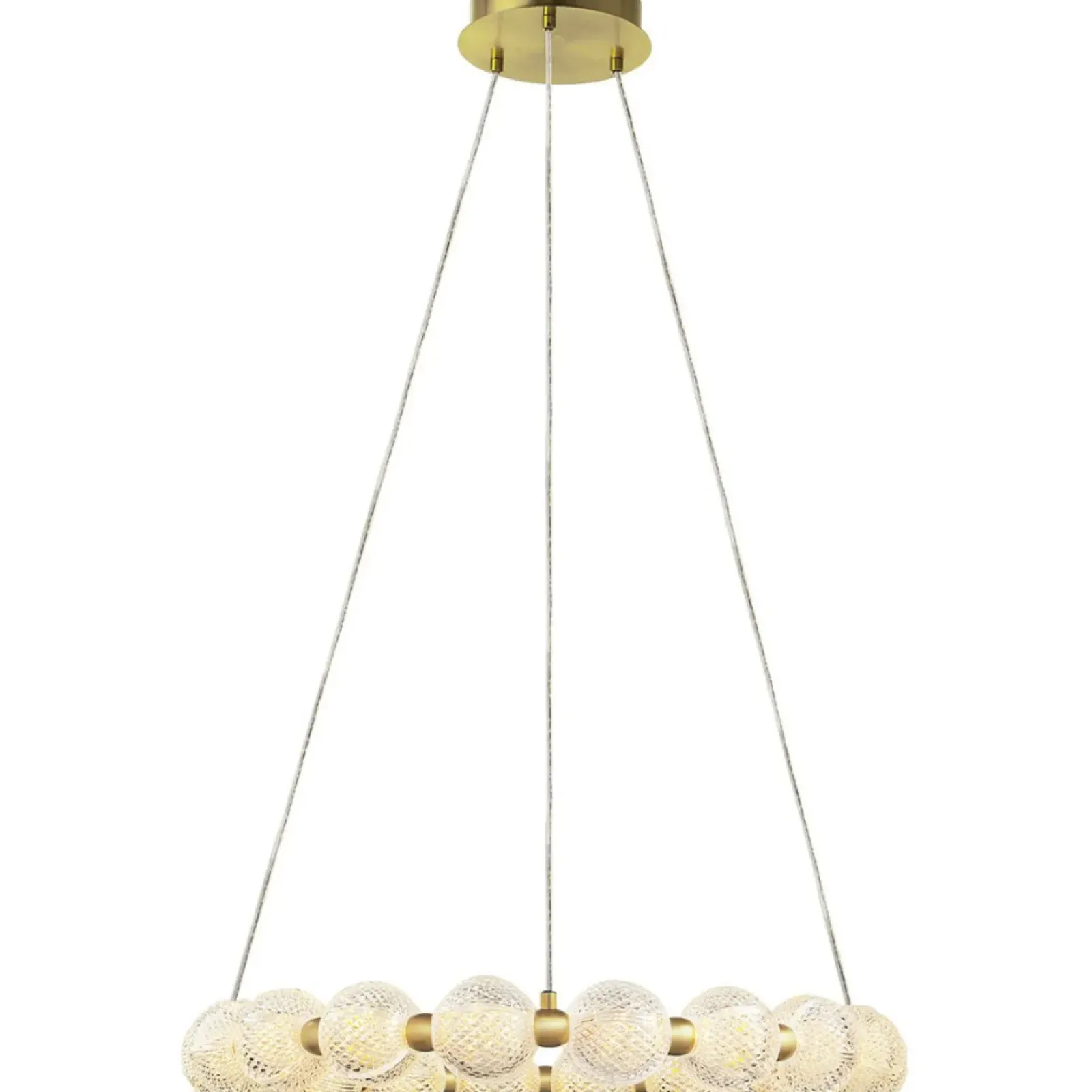 Sklep Kaja Dekoracyjna obręcz LED z kloszami LP-2202/18P GD DIAMOND | Kaja Discount