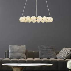 Sklep Kaja Dekoracyjna obręcz LED z kloszami LP-2202/18P GD DIAMOND | Kaja Discount
