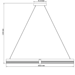 Sklep Kaja Dekoracyjna obręcz wisząca ⌀80cm LP-0407/1P L BK TRIANGLE PLUM | Kaja Cheap