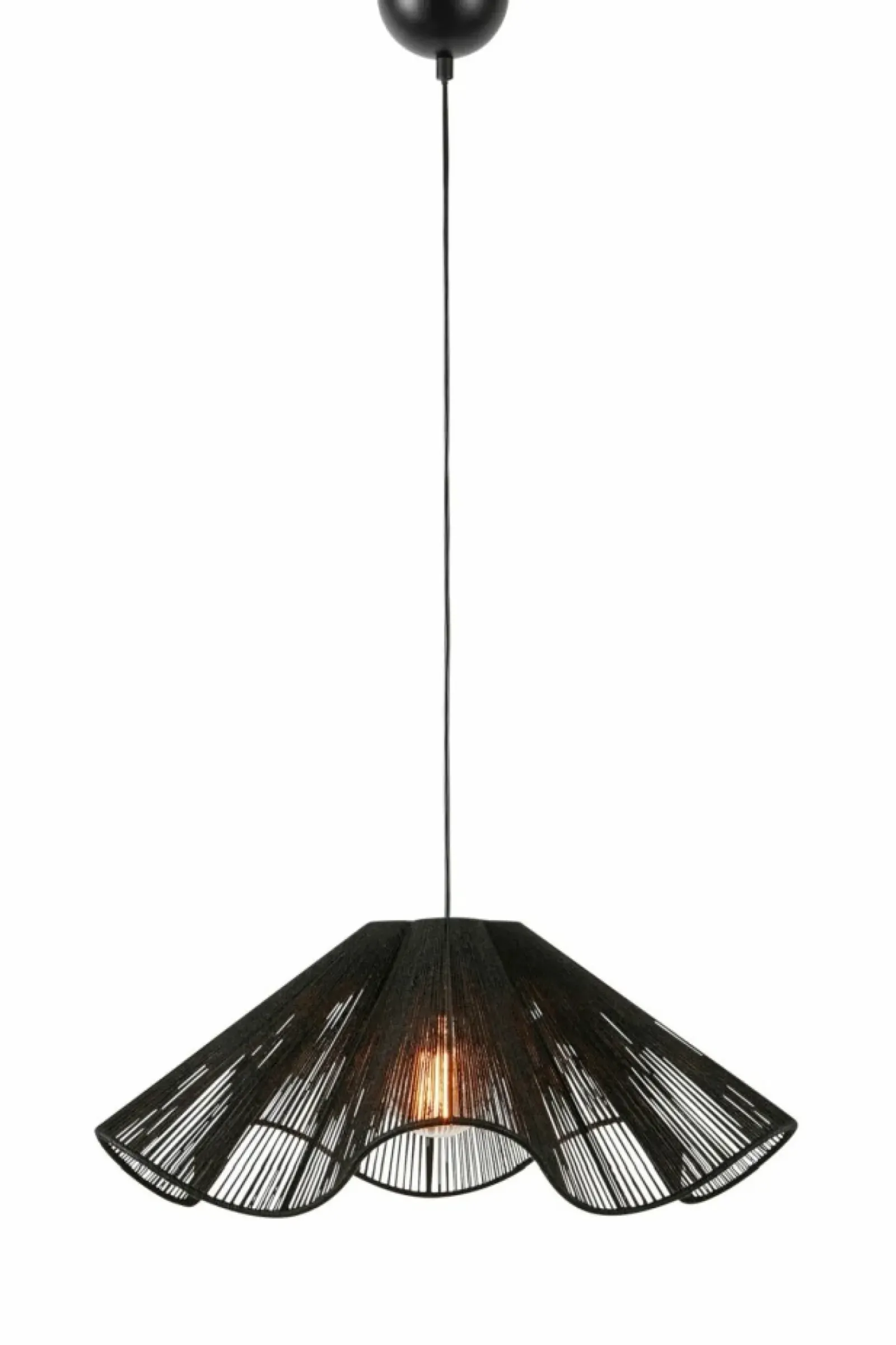 Sklep Kaja Dekoracyjna, pleciona lampa wisząca do sypialni 108682 NAMI | Kaja Store