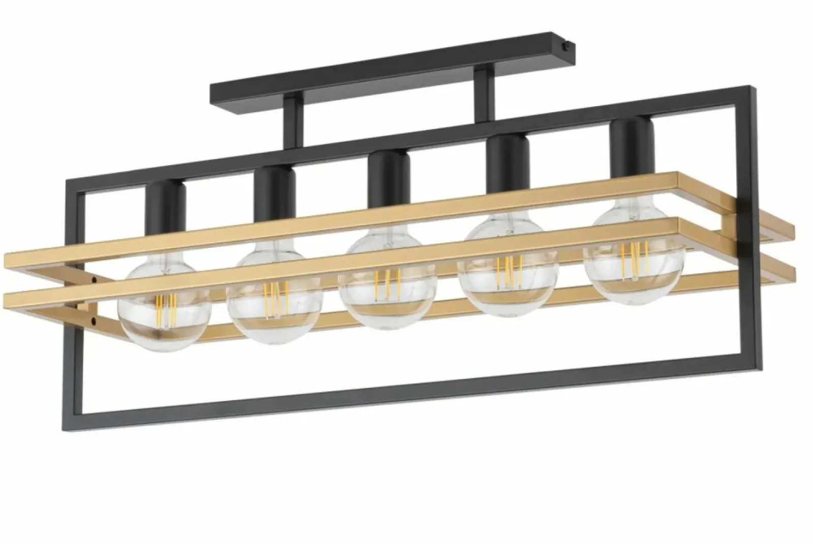 Sklep Kaja Dekoracyjna, szeroka lampa sufitowa nad stół SIG 32407 MERCI CZ/ZŁ Outlet