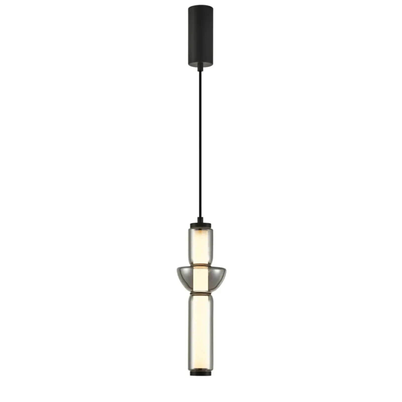 Sklep Kaja Dekoracyjna, wąska lampa wisząca LED PND-27372-1-19W-BK BRUNI | Kaja Best Sale