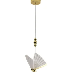 Sklep Kaja Dekoracyjna, złota lampa wisząca art deco LP-1715/1P MARIPOSA | Kaja Fashion