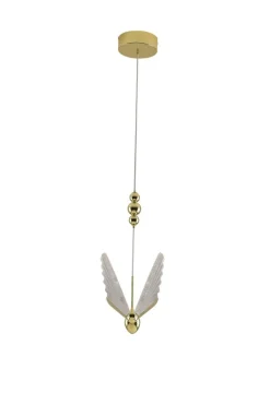 Sklep Kaja Dekoracyjna, złota lampa wisząca art deco LP-1715/1P MARIPOSA | Kaja Fashion