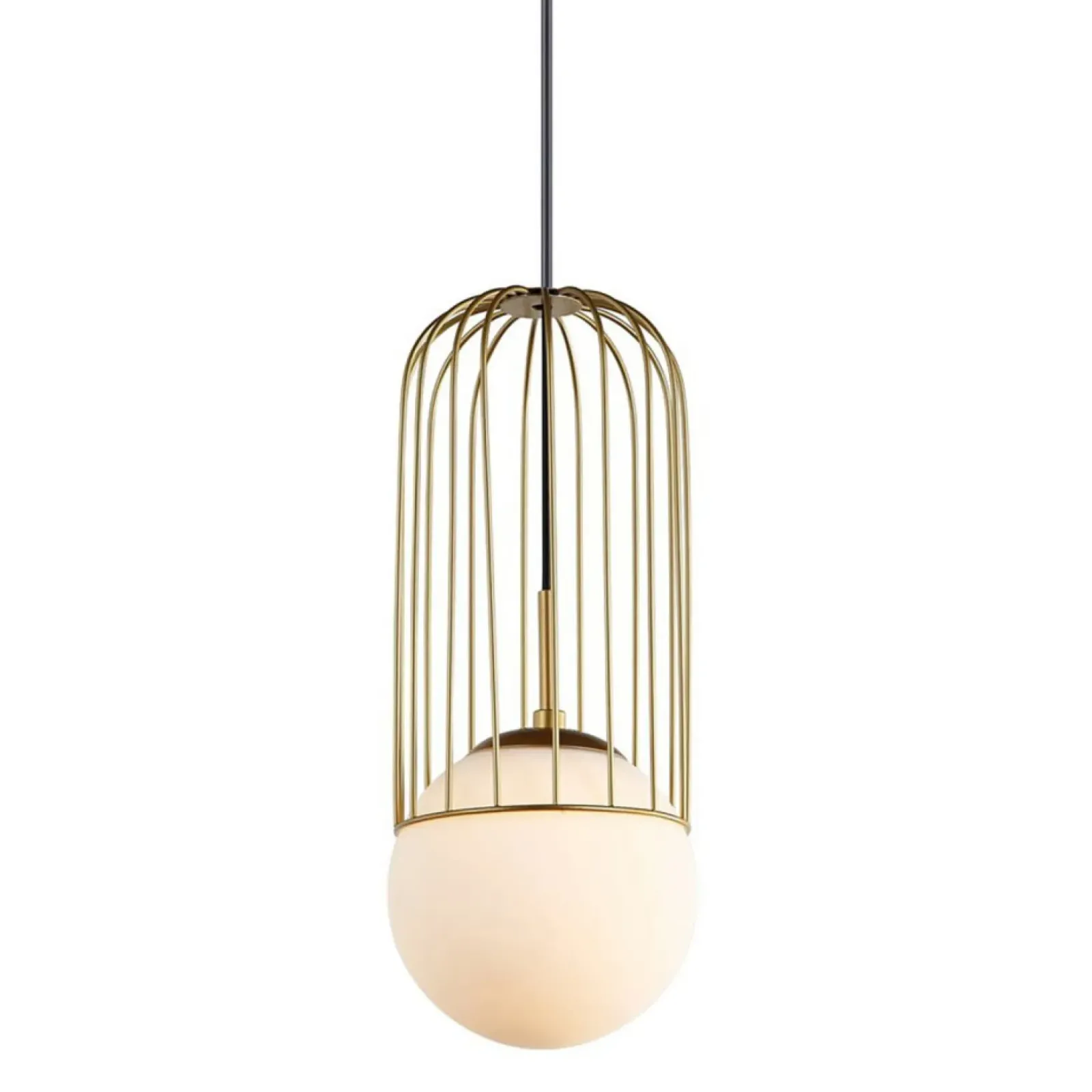 Sklep Kaja Dekoracyjna, złota lampa wisząca MDM-3939/1 GD MATTY | Kaja Shop