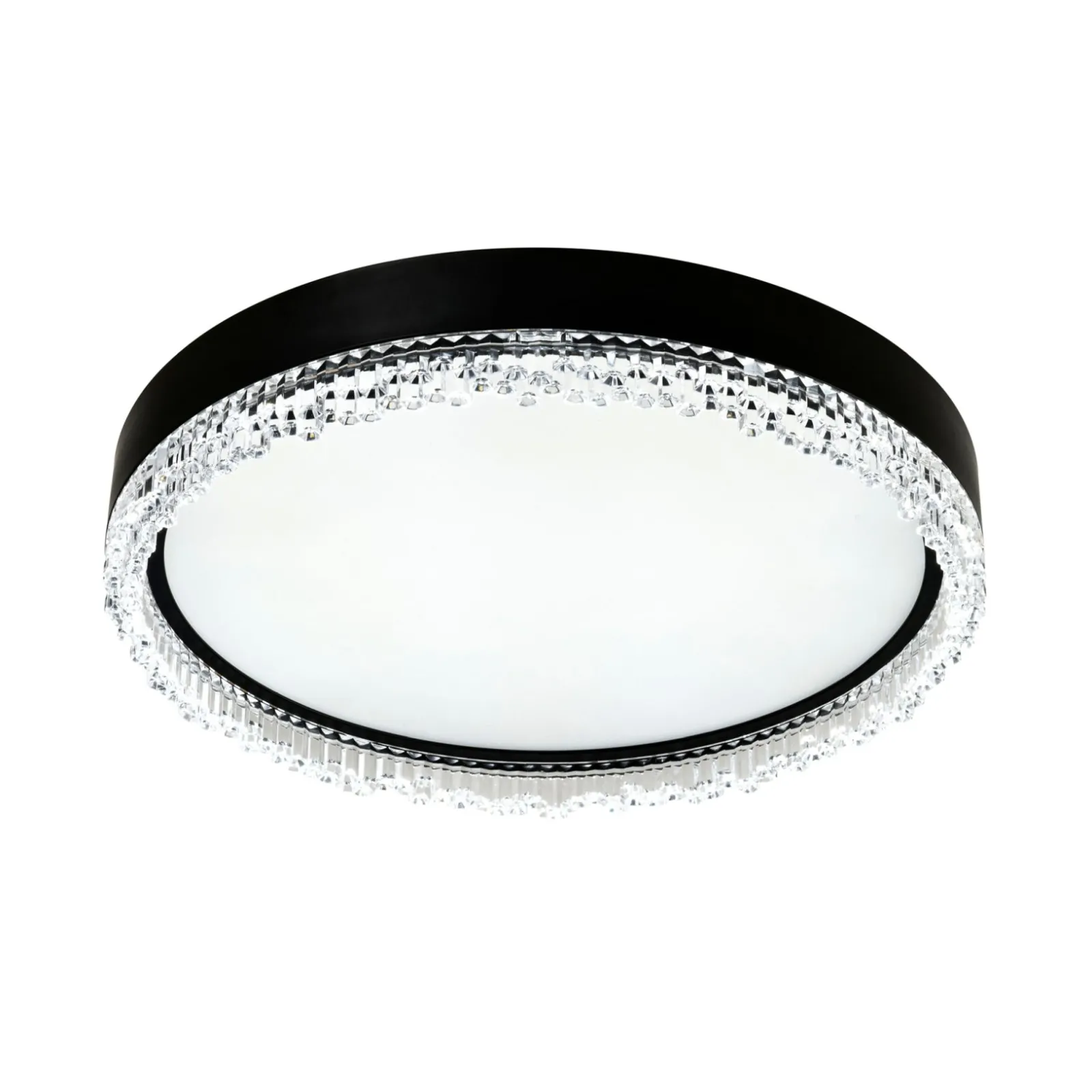 Sklep Kaja Dekoracyjny plafon LED z kryształkami FM2304400R-MB REGI | Kaja* Plafony Nowoczesne|Lampy Led